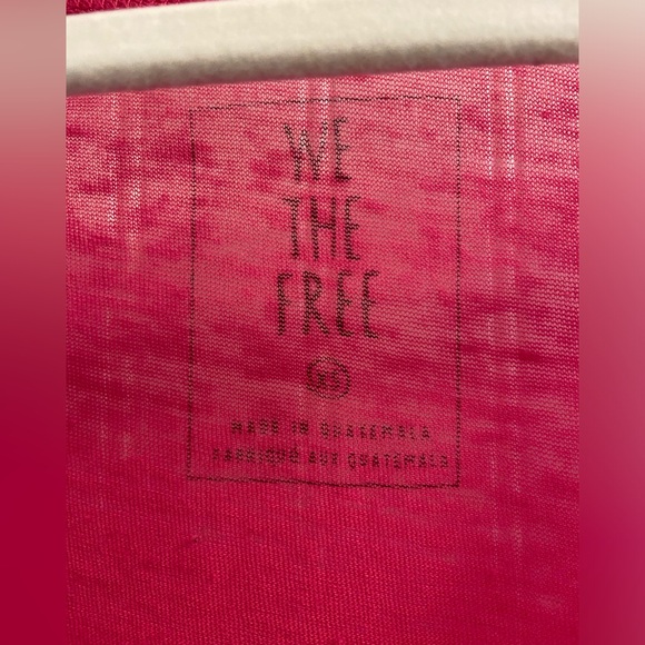 We the free oversized semi sheer short sleeve top XS - Picture 4 of 8